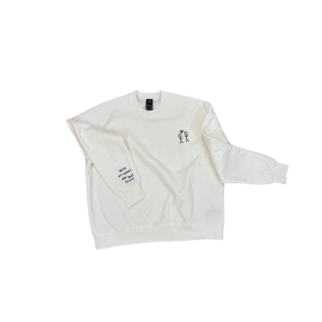 White Stickies Sweatshirt